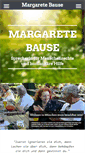 Mobile Screenshot of margarete-bause.de